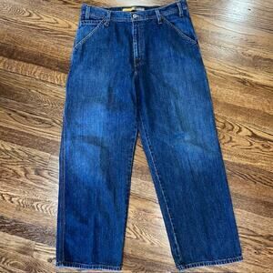 VTG Y2K Levis Silvertab Carpenter Denim Jeans Mens 36x32 Baggy Skater Grunge